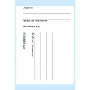 HERMA Textetiketten Paketadressen 80x110 mm 8 Stück...