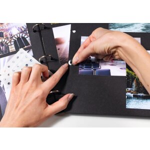 HERMA Verstärkungsringe selbstklebend auf Rolle Ø 12 mm transparent 500 St.