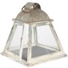 Lanternă 6Y2954 Alb degradat 33x33x37 cm