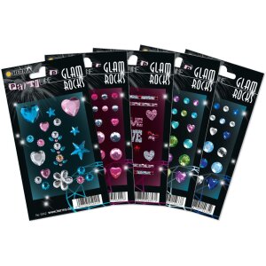 HERMA Glam Rocks Love Handyaufkleber in Farbe: Rot, Größe: One Size