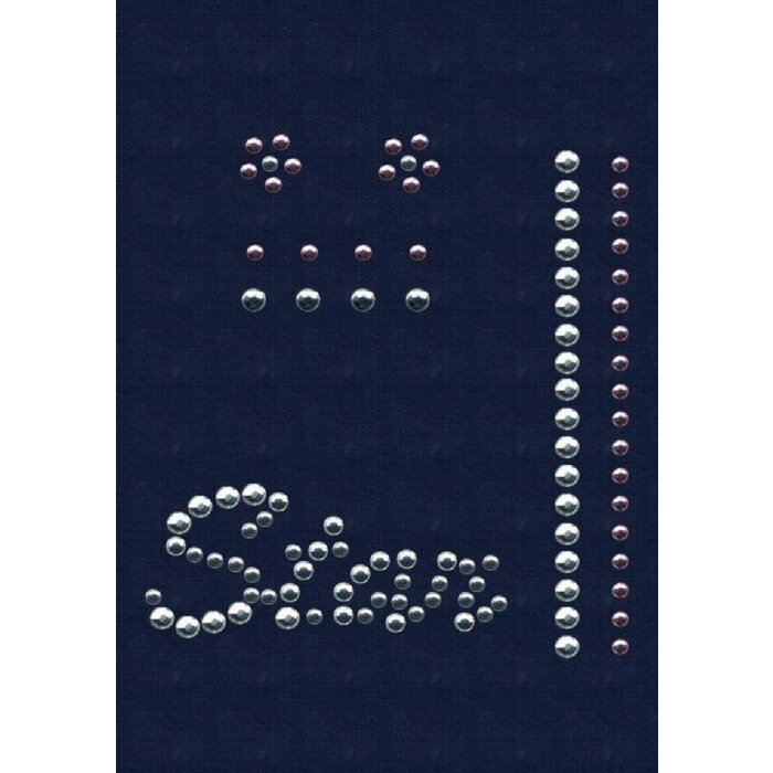 HERMA Glam Rocks Star Handyaufkleber Glitzersteinchen vielseitig einsetzbar