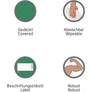 HERMA Heftschoner PP A5 gedeckt rot