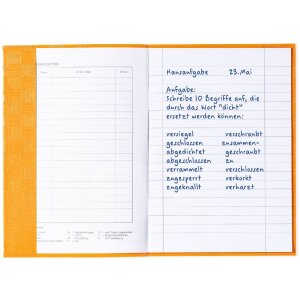 HERMA Heftschoner PP A5 gedeckt-orange mit...