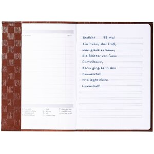 HERMA Heftschoner PP A5 gedeckt-braun 21,3x30,5cm