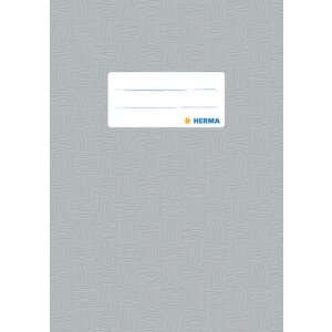 HERMA Heftschoner PP A5 grau robust wasserabweisend mit...