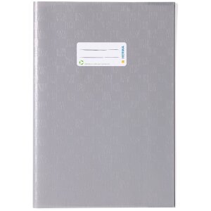 HERMA Heftschoner PP A4 gedeckt-grau Strukturprägung...