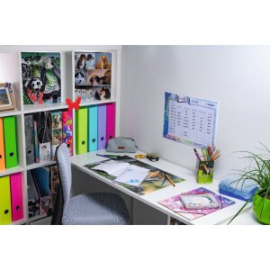 HERMA 7480 transparenter Heftschoner A5 Polypropylen mit Beschriftungsetikett