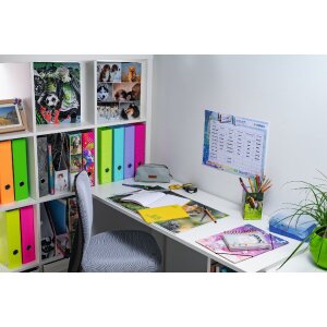 HERMA Heftschoner PP A5 transparent-gelb abwaschbar strapazierfähig