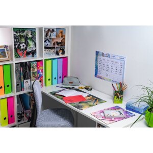 HERMA 7482 Heftschoner A5 transparent rot Polypropylen langlebig stabil