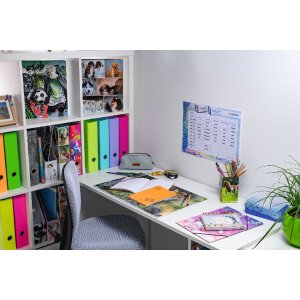 HERMA Heftschoner PP A5 transparent orange 21,3x30,5 cm abwaschbar langlebig