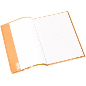 HERMA Heftschoner PP A4 transparent-orange 21,3x30,5 cm...