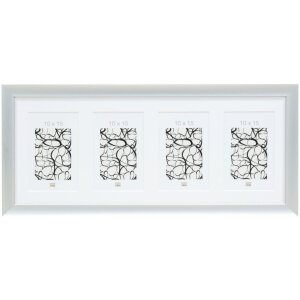 S021D1 Rama pentru galerie din aluminiu argintiu pentru 4...