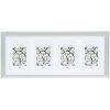 S021D1 Rama pentru galerie din aluminiu argintiu pentru 4 fotografii 10x15 cm