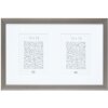 S021D7 Rama pentru galerie din aluminiu de culoare gri pentru 2 fotografii 10x15 cm