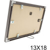 S021D7 Rama pentru galerie din aluminiu de culoare gri pentru 2 fotografii 10x15 cm