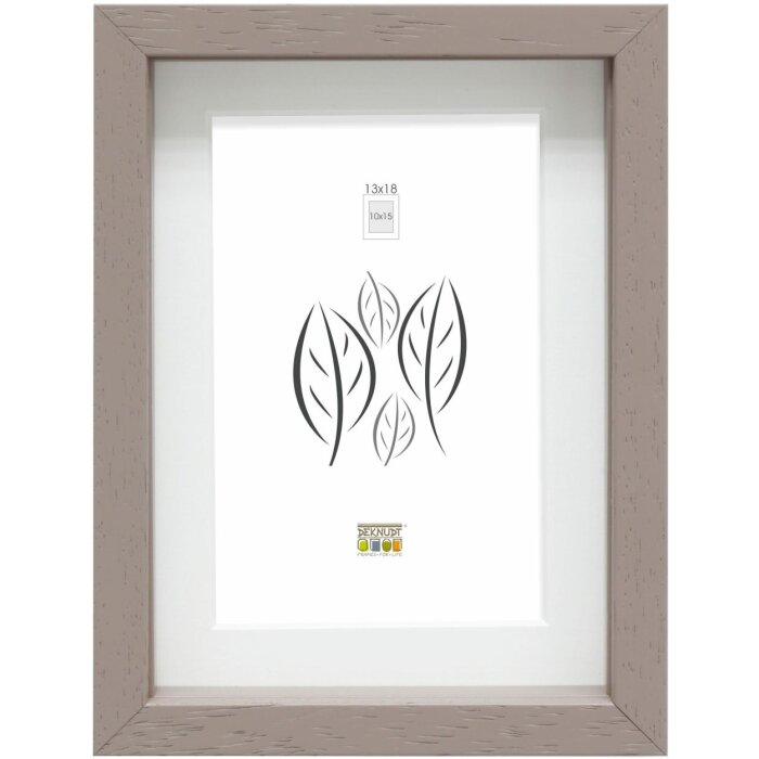 S223K7 Cadru din lemn Taupe pentru încadrarea obiectelor 30x30 cm