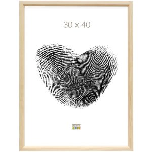 Deknudt S233H2 Holzrahmen in naturfarbe mit schwarzer Außenkante 18x24 cm