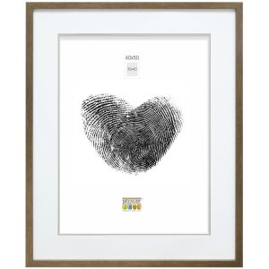 S43AD2 Rama foto cu passe-partout în culoarea bronzului 20x20 cm