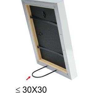 S45RD3 Rama foto simplă de culoare argintie 15x20 cm