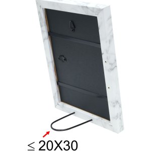 S45SR1 Rama foto modernă în aspect marmură 15x15 cm