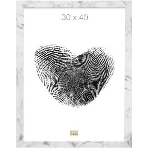 S45SR1 Rama foto modernă cu aspect de marmură 20x30 cm