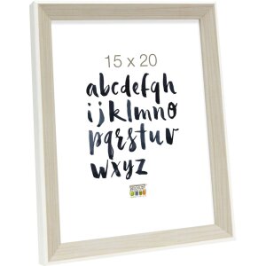 S46CH1 Rama foto în culoare naturală cu margine albă 24x30 cm