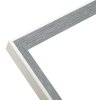 S46CH7 Rama foto gri-albastru cu margine albă 10x15 cm