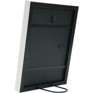 Deknudt S46CH7 Bilderrahmen grau-blau mit weißer Kante 20x20 cm