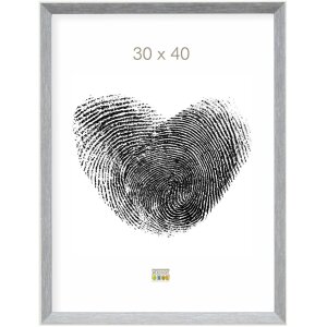 S46CH7 Rama foto gri-albastru cu margine albă 30x40 cm