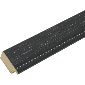 S46KF2 Cadru din lemn negru cu bordură perlată 30x30 cm