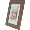 Deknudt S46KF3 Holzrahmen beige mit Perlenbiese 15x15 cm