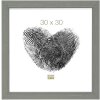 Deknudt S46KF7 Holzrahmen grau Perlenbiese 20x28 cm