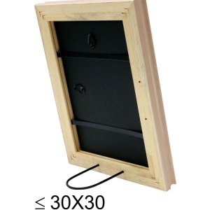 Deknudt Holzrahmen S46LF3 beige Rustikaler Stil 18x24 cm