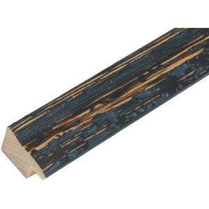 Deknudt S46MF2 Schwarzer Holzrahmen verwittert 13x13 cm