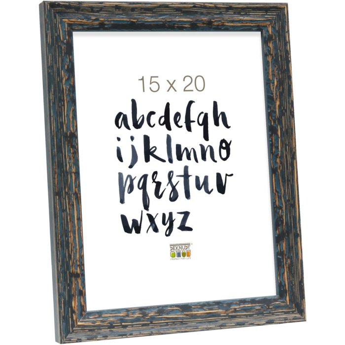 Deknudt S46MF2 Schwarzer Holzrahmen verwittert 24x30 cm