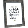 Deknudt S46MF2 Schwarzer Holzrahmen verwittert 24x30 cm