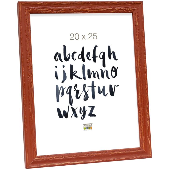Deknudt S46MF3 Ramă foto din lemn maro cu finisaj îmbătrânit 20x20 cm