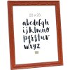 Deknudt S46MF3 Brauner Holzrahmen verwittert 30x30 cm rot-braun