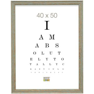 Deknudt S46MF8 Grüner Holzrahmen verwittert 15x20 cm...