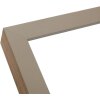 Deknudt S46PH3 Holzrahmen beige mit holzfarbiger Rand 20x20 cm