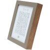 Deknudt S46PH3 Holzrahmen beige mit holzfarbiger Rand 20x20 cm