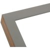 S46PH7 Rama din lemn gri cu margine de culoarea lemnului 20x20 cm