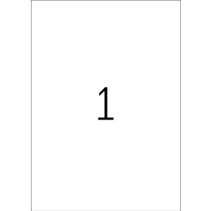 50 Stück transparente Etiketten von Herma