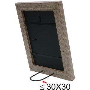 Deknudt S49BH3 Bilderrahmen in grauer Holzfarbe 20x28 cm