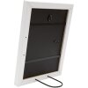 Deknudt S54SF1 Bilderrahmen weiß Malerdesign mit Textfach 10x15 cm