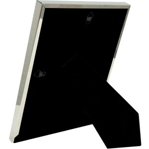 S57MC1 Rama metalică argintie lucioasă cu passe-partout 13x18 cm