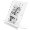 Deknudt S58SD1 Rama foto alb transparent 13x18 cm cu suport