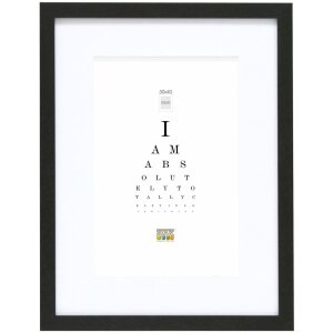 S66KF2 Rama foto neagră cu passe-partout 50x70 cm