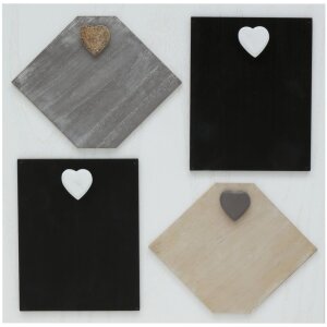 S67TT3 Tablă memo albă cu magneți pentru 4 imagini sau...