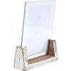 Deknudt S67TZ1 Weiß gemalter Bildhalter für 1 vertikales Foto 13x18 cm
